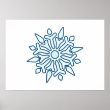 Copo de nieve poster