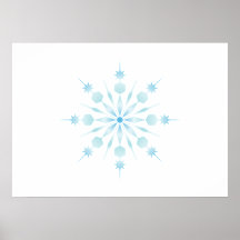 Copo de nieve poster
