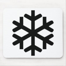 Copo de nieve tapete de raton
