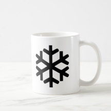 Copo de nieve taza