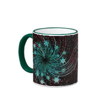 Copo de nieve taza de café