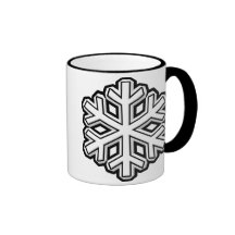 Copo de nieve tazas