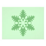 Copo de nieve verde del árbol de navidad invitaciones personalizada