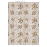 Copos de nieve 1 - Sepia Felicitaciones