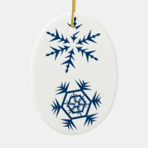 Copos de nieve del navidad adorno de navidad