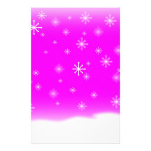 COPOS DE NIEVE FUCSIAS PAPELERIA