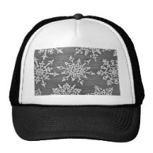 Copos de nieve gorra