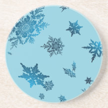 Copos de nieve posavaso para bebida