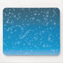 copos de nieve que caen alfombrillas de raton