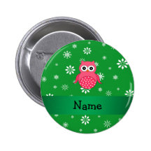 Copos de nieve rosados conocidos personalizados de pins