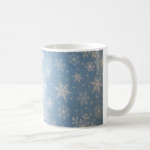 Copos de nieve taza
