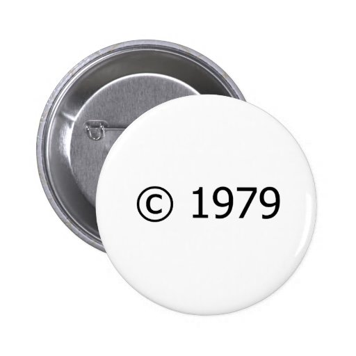 Copyright 1979 pin