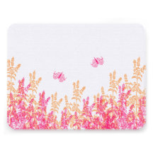 Coral y mariposa fucsia de la flor salvaje que cas invitación personalizada