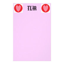 Corazón 3 papelería personalizada