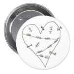 Corazón abusado pins