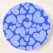 Corazón adaptable del cráneo posavasos personalizados