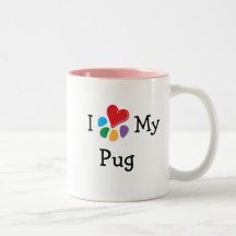Corazón animal de Lover_I mi barro amasado Tazas