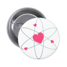 Corazón atómico pin