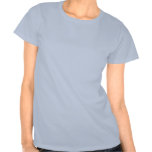 Corazón azul camiseta