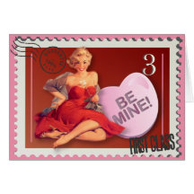 ¡Corazón BeMine del caramelo! Tarjeta de la tarjet