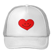 Corazón (cara feliz) gorro de camionero