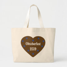 Corazón con el icono de Oktoberfest Bolsas