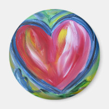 Corazón con el imán de la esperanza