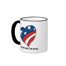 Corazón de América Tazas