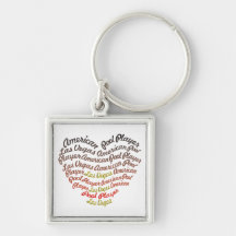 Corazón de APA Llavero Personalizado