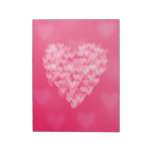 Corazón de Bokeh Libreta Para Notas