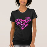 Corazón de corazones camiseta
