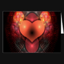 Corazón de Illuminati tarjetas