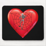Corazón de la araña alfombrillas de ratones