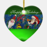 Corazón de la NOCHE de NAVIDAD Ornamento De Navidad