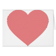 Corazón de la raya felicitacion 