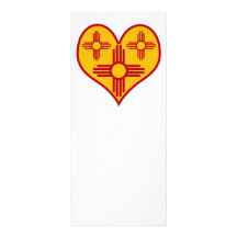 Corazón de New México Zia Lonas Personalizadas