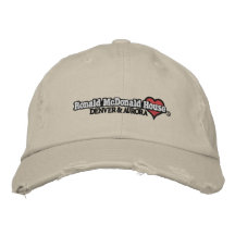 Corazón de Ronald McDonald Gorra Bordada