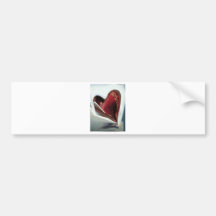 Corazón (de un paquete a fuma) etiqueta de parachoque