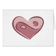 corazón de yang del yin felicitación