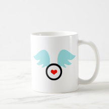 Corazón del ángel taza de café