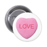 Corazón del caramelo del amor pin