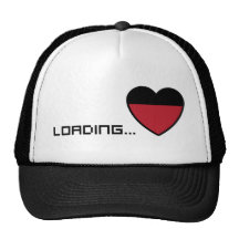 ¡Corazón del cargamento! Gorros Bordados