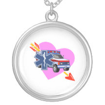 Corazón del ccsme del cuidado collares personalizados