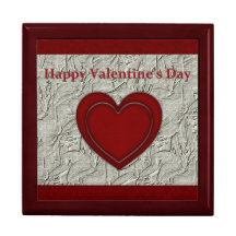 Corazón del corazón 2 del día de tarjeta del día d caja de recuerdo