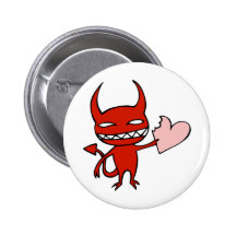Corazón del demonio pin