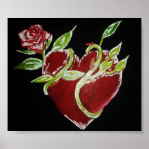 Corazón del día de madre poster
