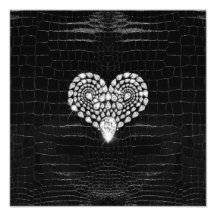 Corazón del diamante impresiones fotográficas