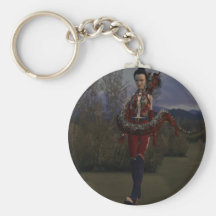 Corazón del dragón llaveros personalizados