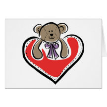Corazón del el día de San Valentín Felicitación