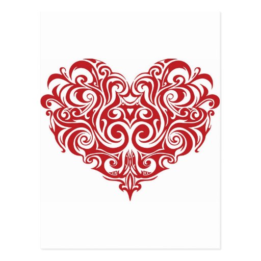 Corazón del el día de San Valentín Postales